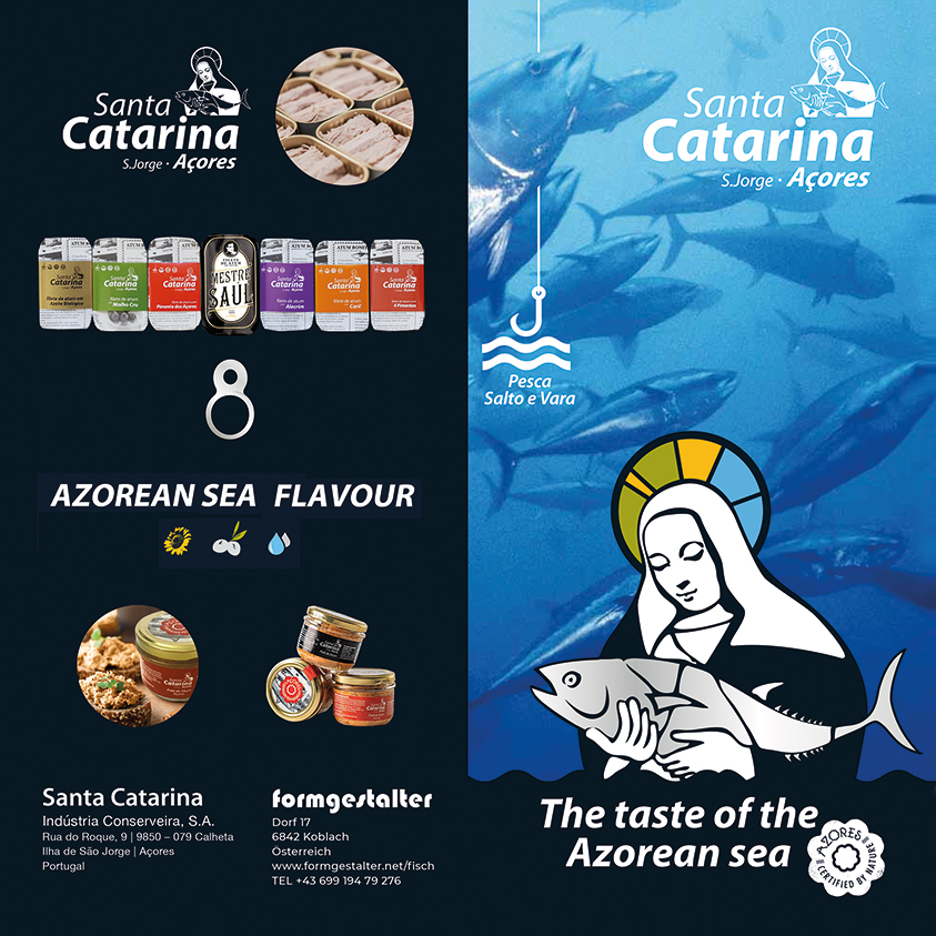 Thunfisch von Hand mit Route gefangen, Delfinfrei Azoren Qulitätssiegel
